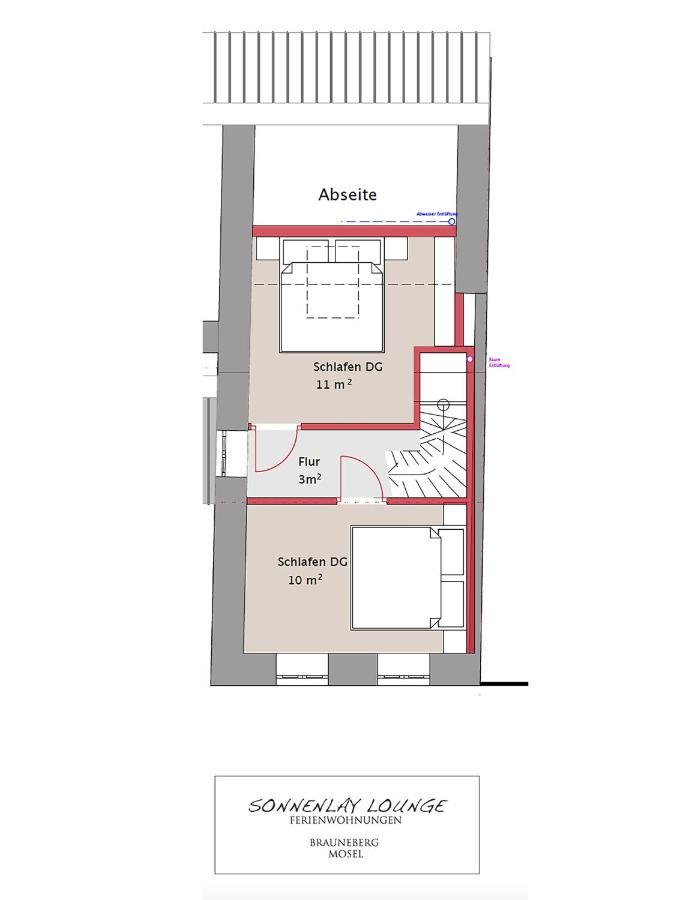 Sonnenlay Lounge - Studio & Ferienhaus Brauneberg Eksteriør bilde